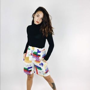 Copy of 80’s Colorful Scribble Shorts